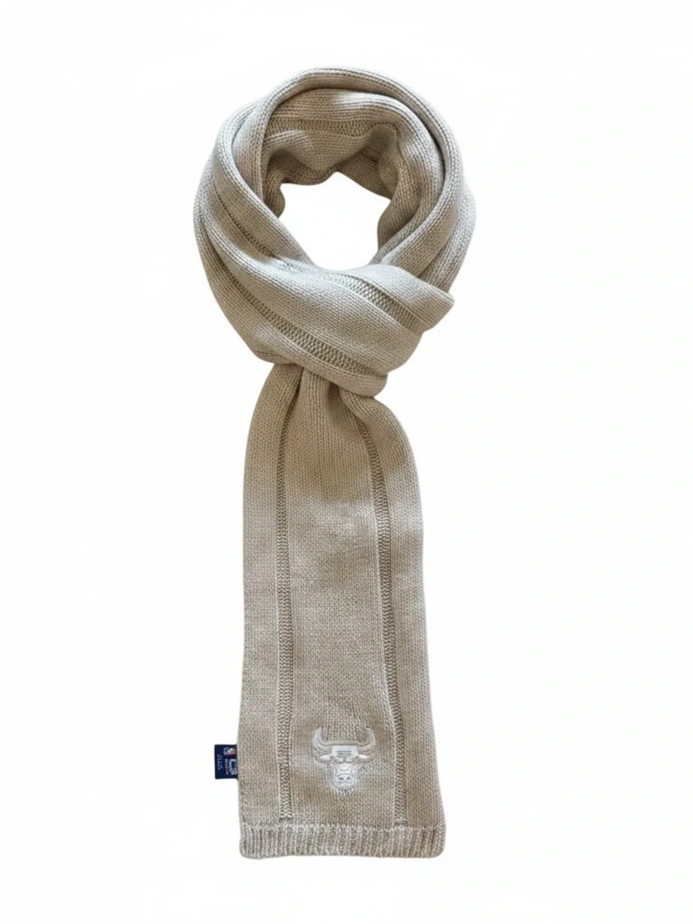 NBA Chicago Bulls beige scarf